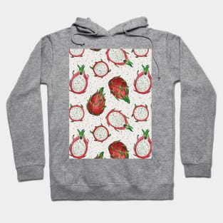 Red dragon fruit on off white Hoodie